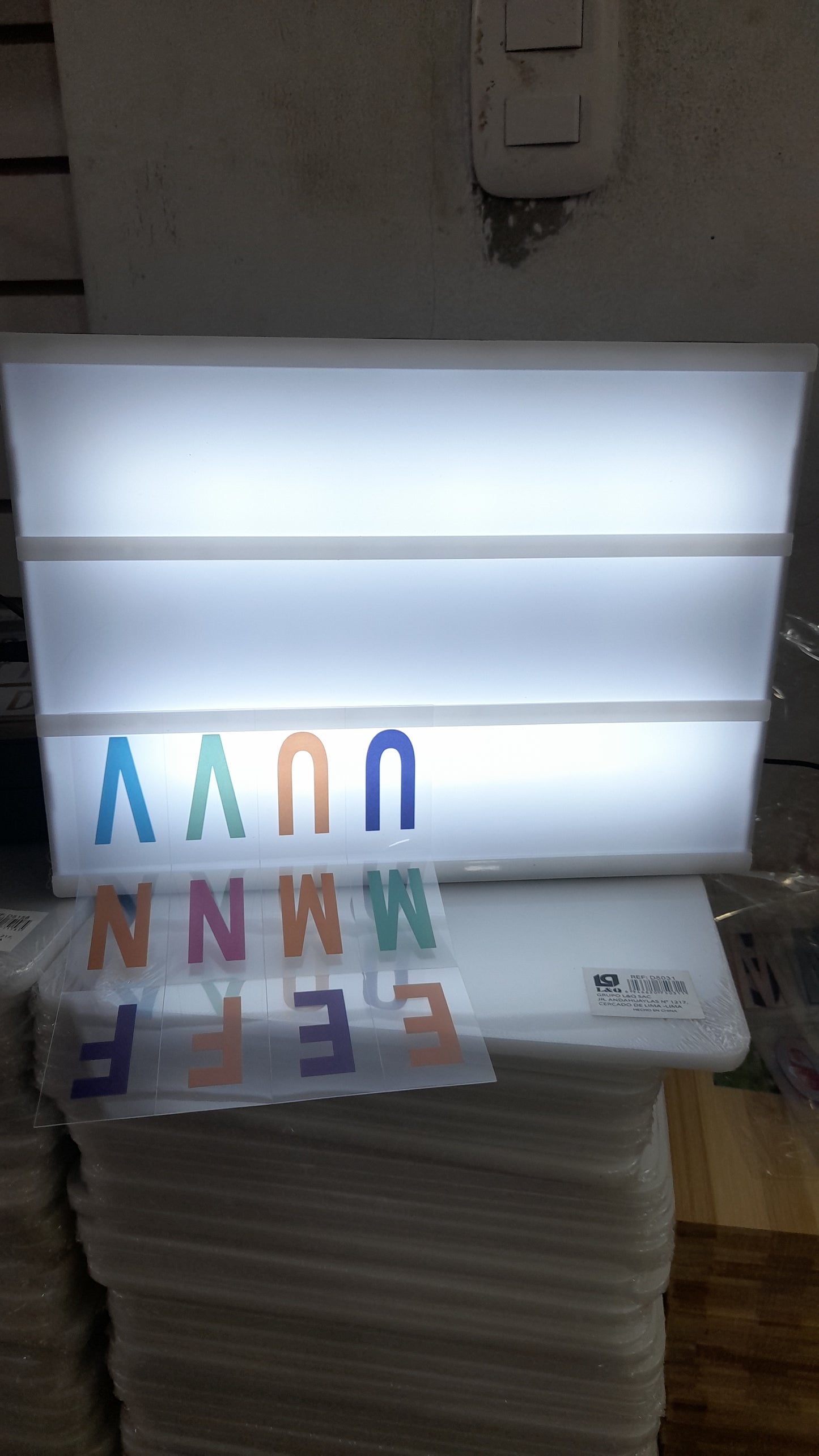 Pizarra Led - letrero luminoso - Cod : 06