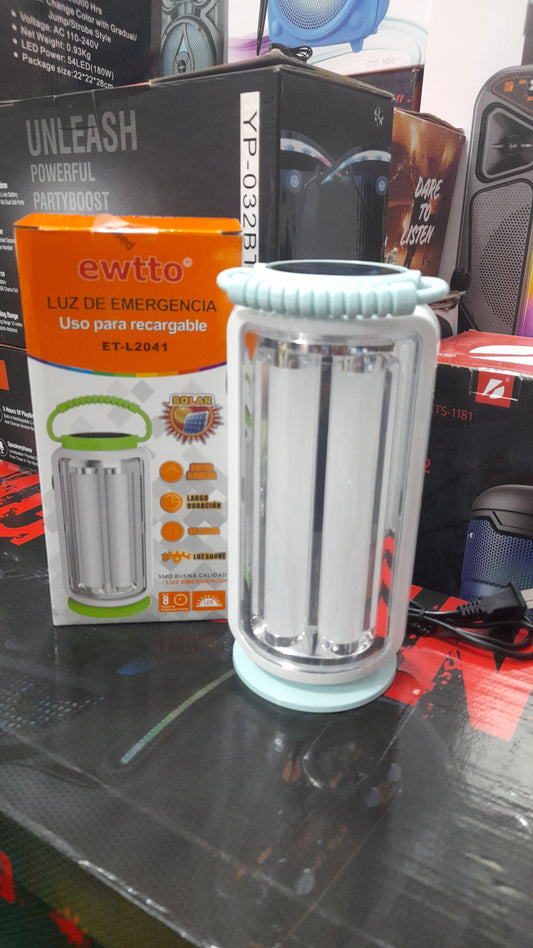 Lámpara solar recargable - Cod : 02
