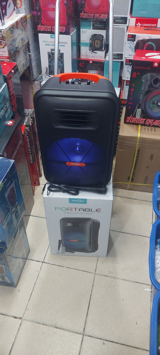 Parlante 12" Bluetooth con micrófono y control remoto - Cod : 02