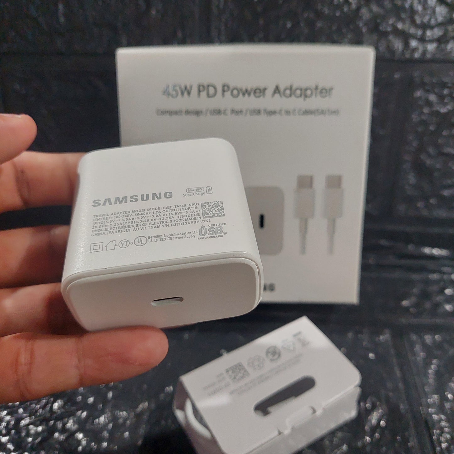 Cargador Samsung 45W Carga Rapida Tipo C -Negro Cod:3347 Driver 01