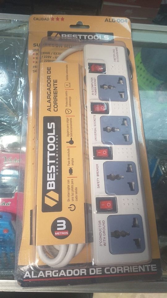Supresor de picos 4 tomas - - Cod : 03
