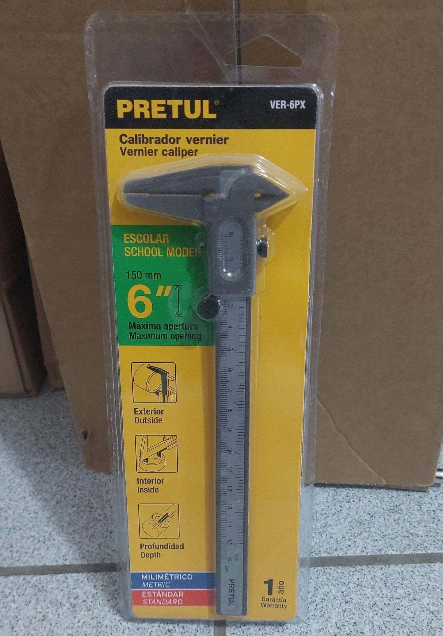 Pie de rei / calibrador de aluminio - Cod : 05