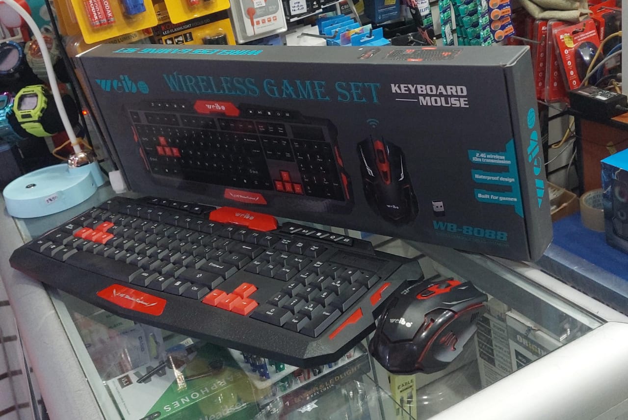 Teclado inalambrico+ mouse inalambrico - Cod : 03