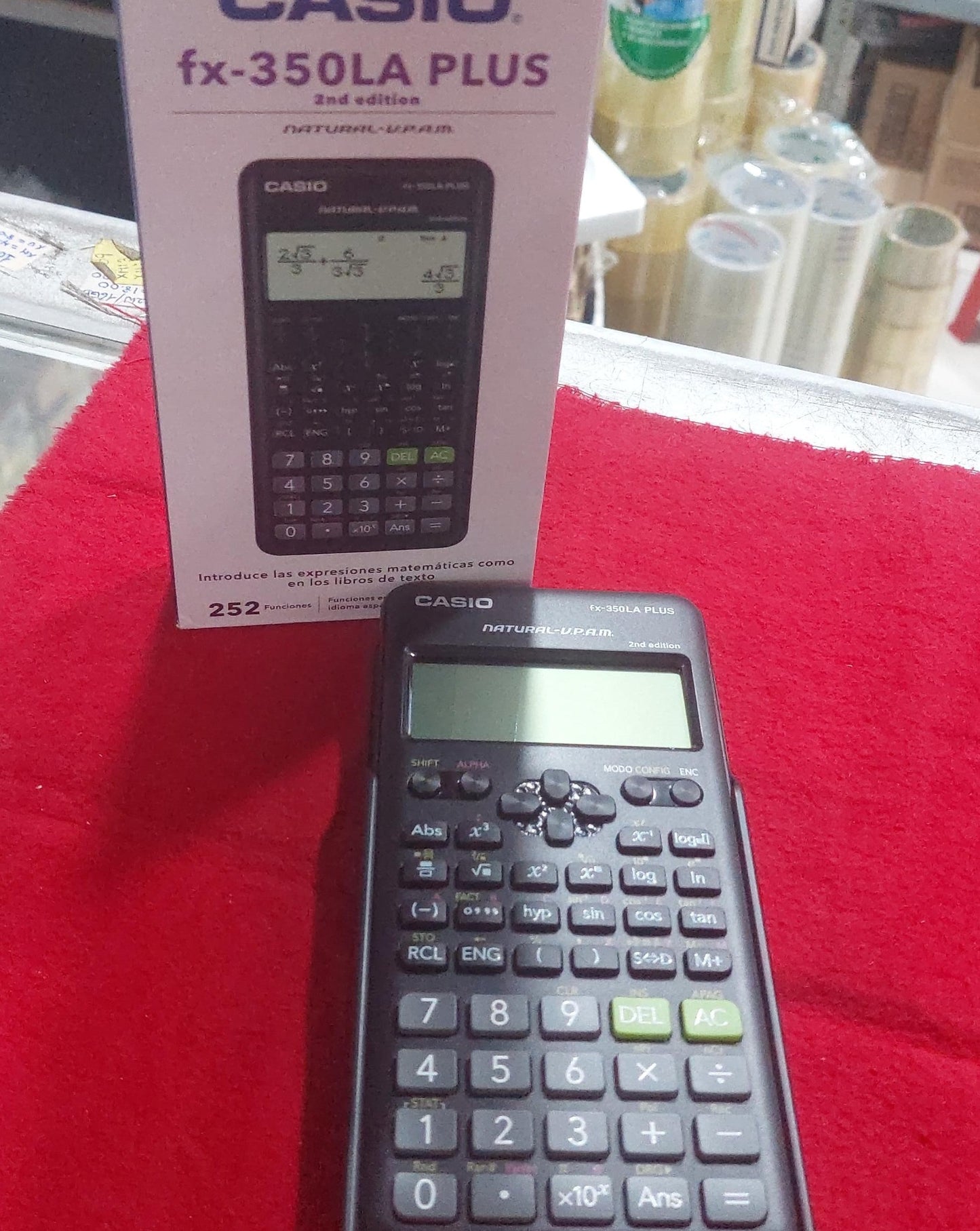 Calculadora científica casio FX - 350LA PLUS - Cod : 03