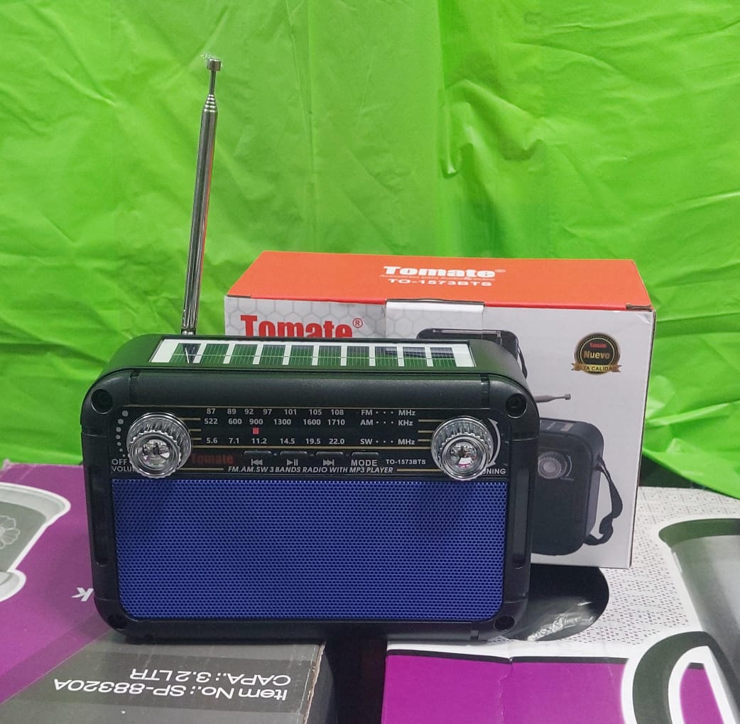 Radio FM RECARGABLE/ PANEL SOLAR - Cod : 02