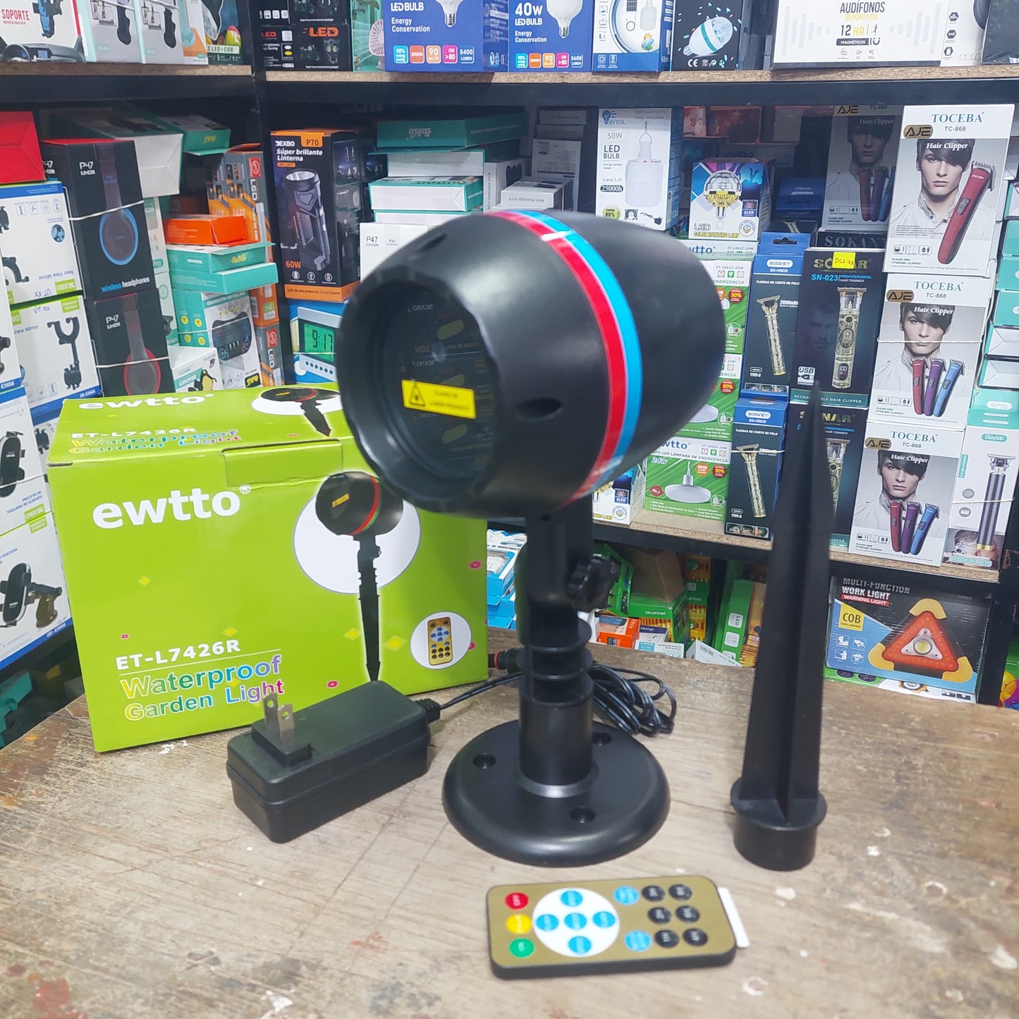 Luces sikodelicas con control remoto - COD : 01