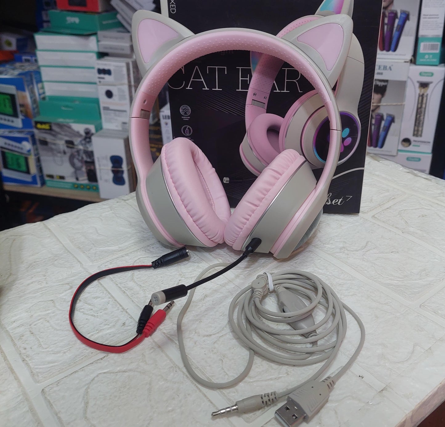 Audifonos gato PC/LAPTOP COD:2361 - Cod : 02