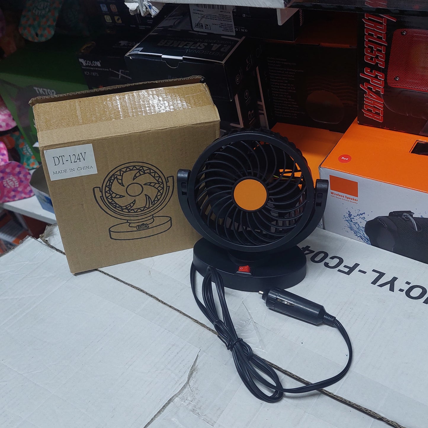Mini Ventilador para carro COD:2564 - Cod : 02