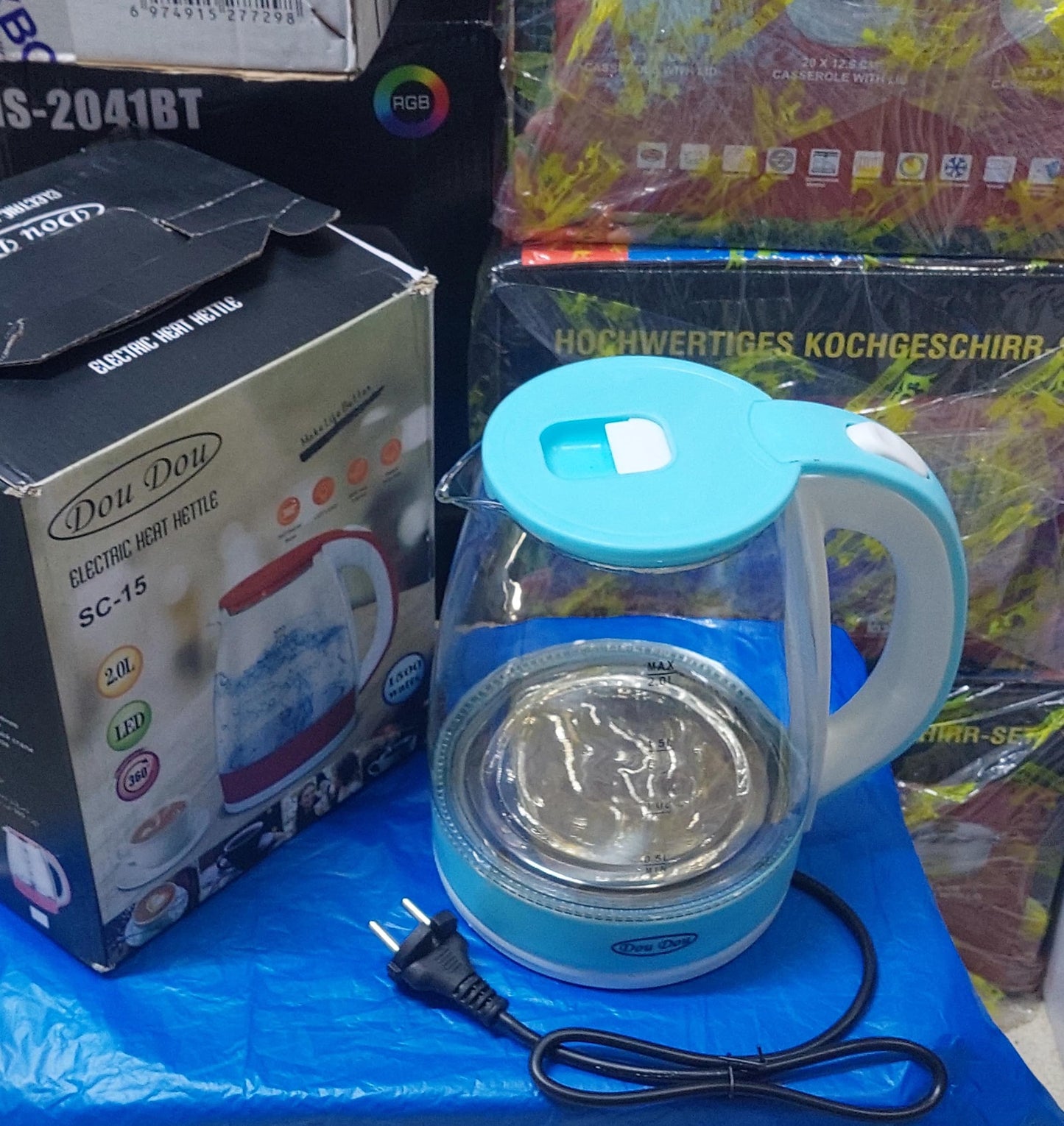 Hervidor electrico 2L COD:2611 - Cod:02