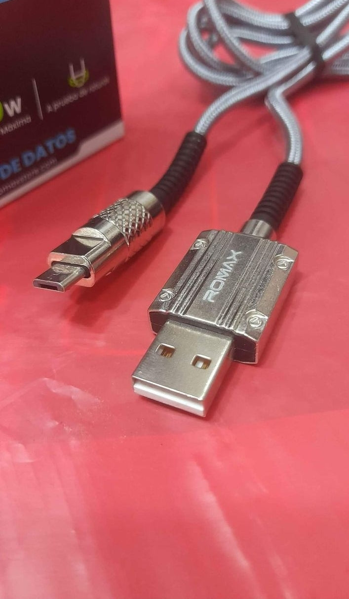 Cable de celular Tipo V8 . 6A - Cod : 02