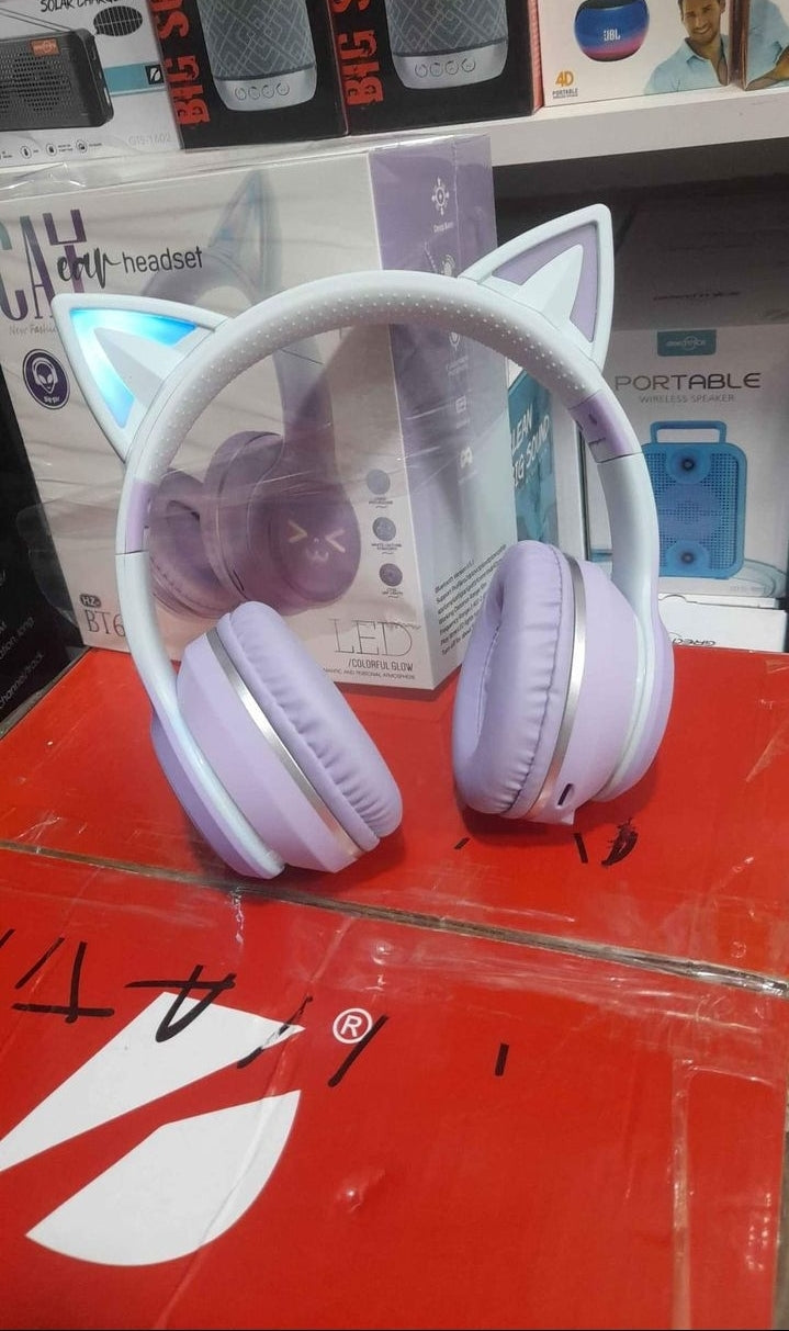 Audífonos Bluetooth Gato - Cod : 02
