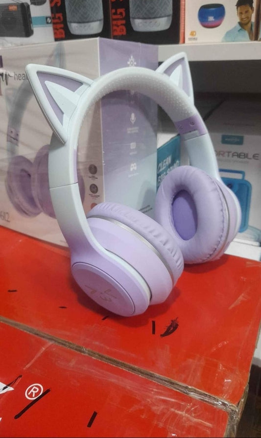 Audífonos Bluetooth Gato - Cod : 02