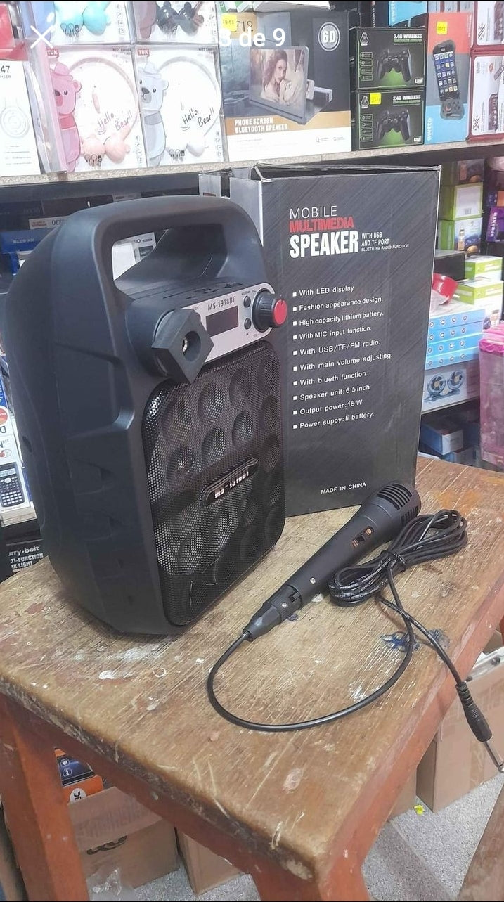 Parlante Bluetooth con microfono - COD : 01