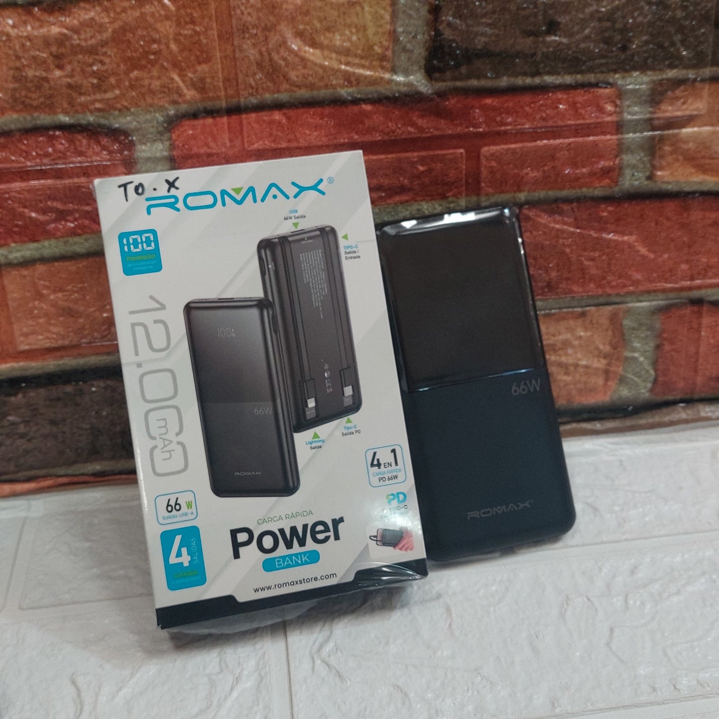 Bateria portatil 12000mah Cod:3369 Driver :01