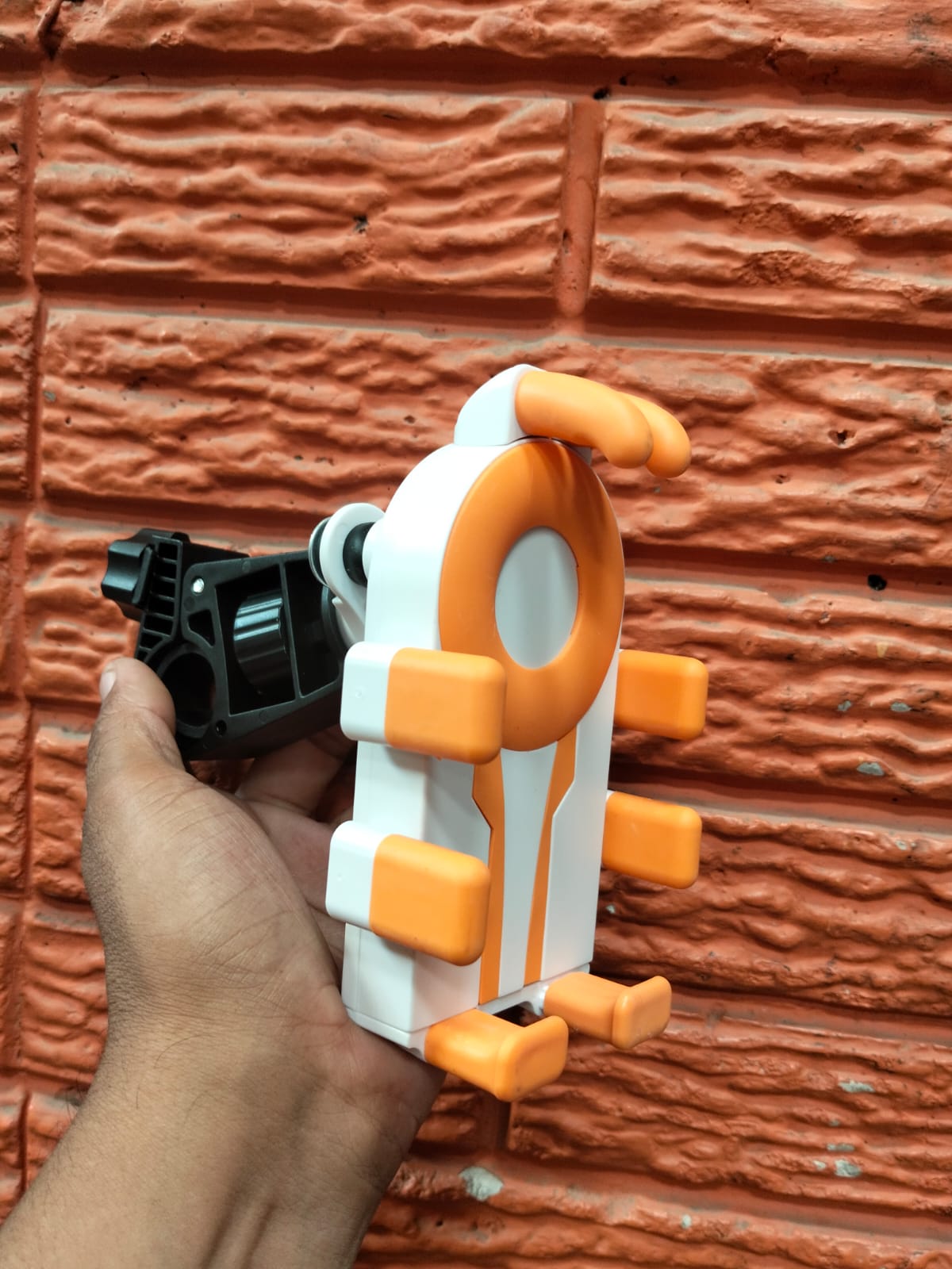 soporte de celular 8 garras para timon de moto Cod:1201 driver :01