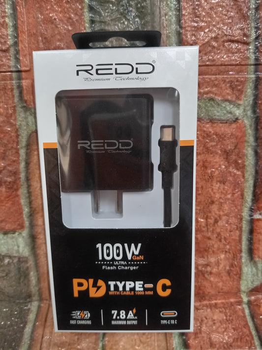 Cargador 100W Tipo C carga rapida Cod:1353 driver:01