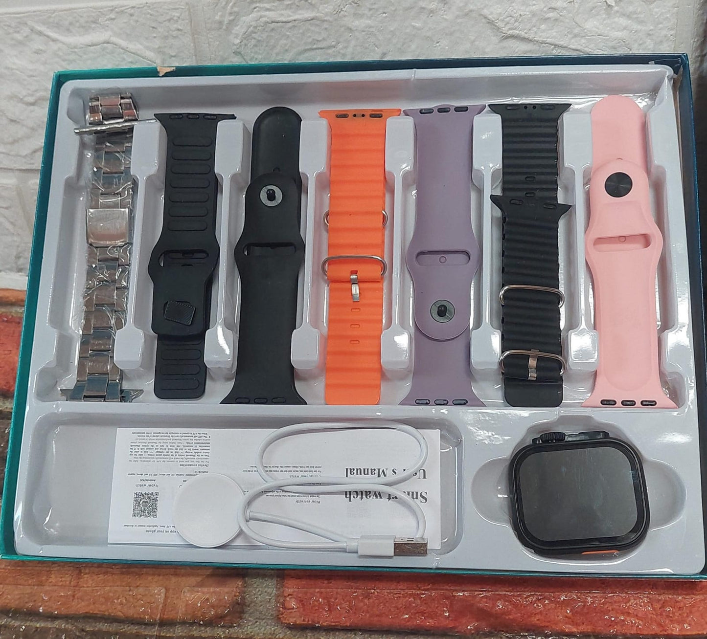 Reloj smartwacht 7 correas Cod:1145 driver :01