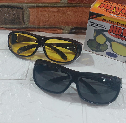 Lentes HD Gafas Día y Noche con Super Visión para Manejo Cod:3363 Driver :01