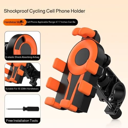 Soporte de celular para moto Antivibracion cod:1217 driver 01