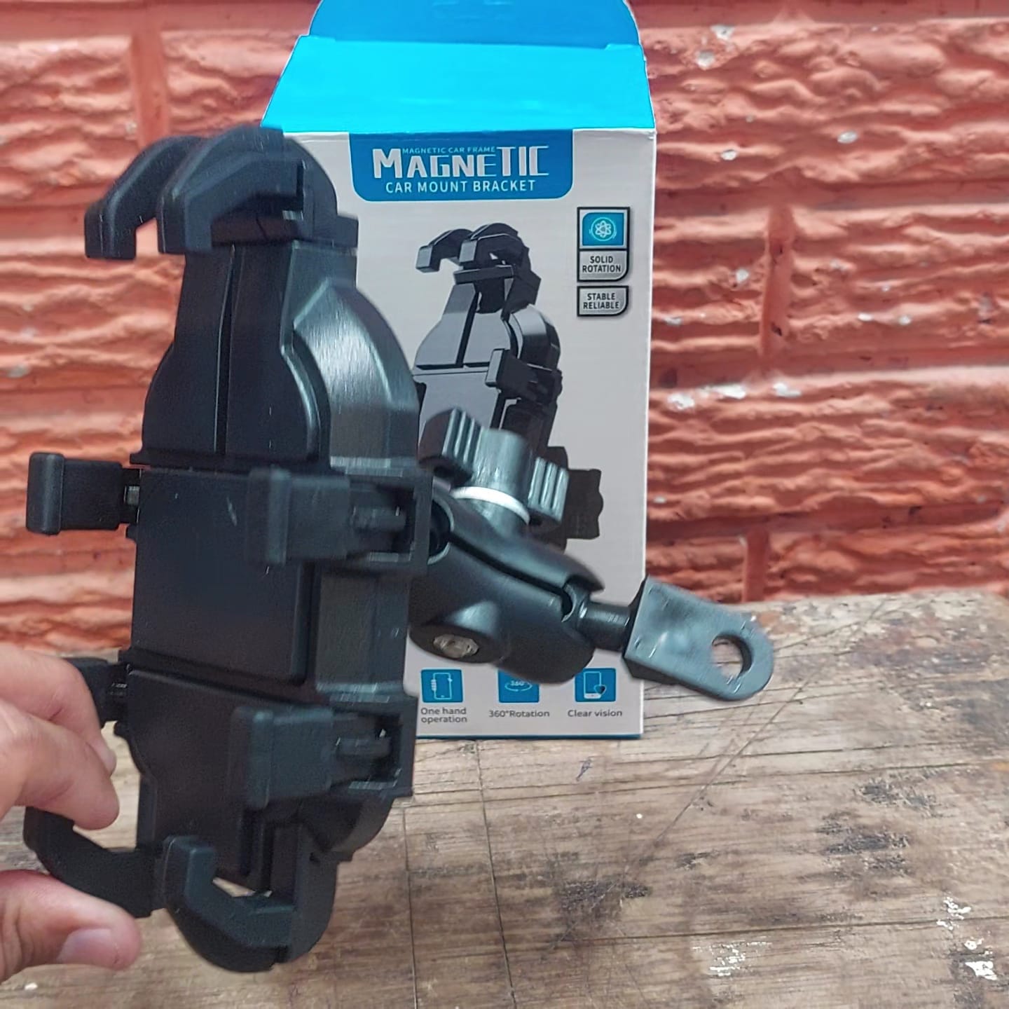 Soporte 8 garras para espejo de moto Cod:3354 Driver :01