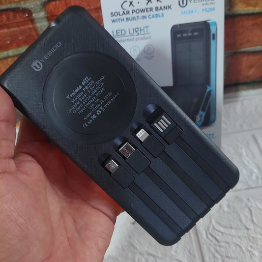 Bateria portatil solar 30000mah Cod:5097 driver:01