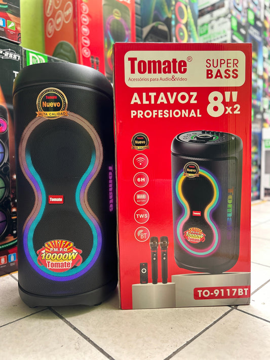 parlante Bluetooth 8" tomate 10000w Cod:1473 driver :01,02