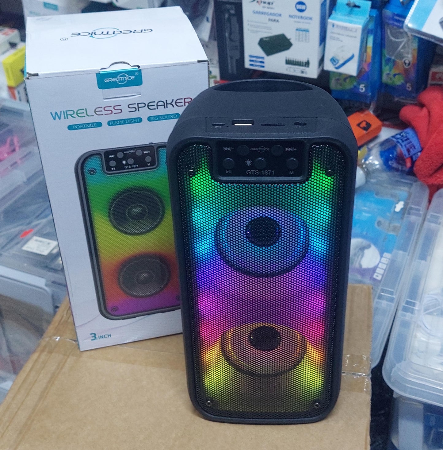 Parlante Bluetooth 27 cm x 13 cm COD:3004 COD:02