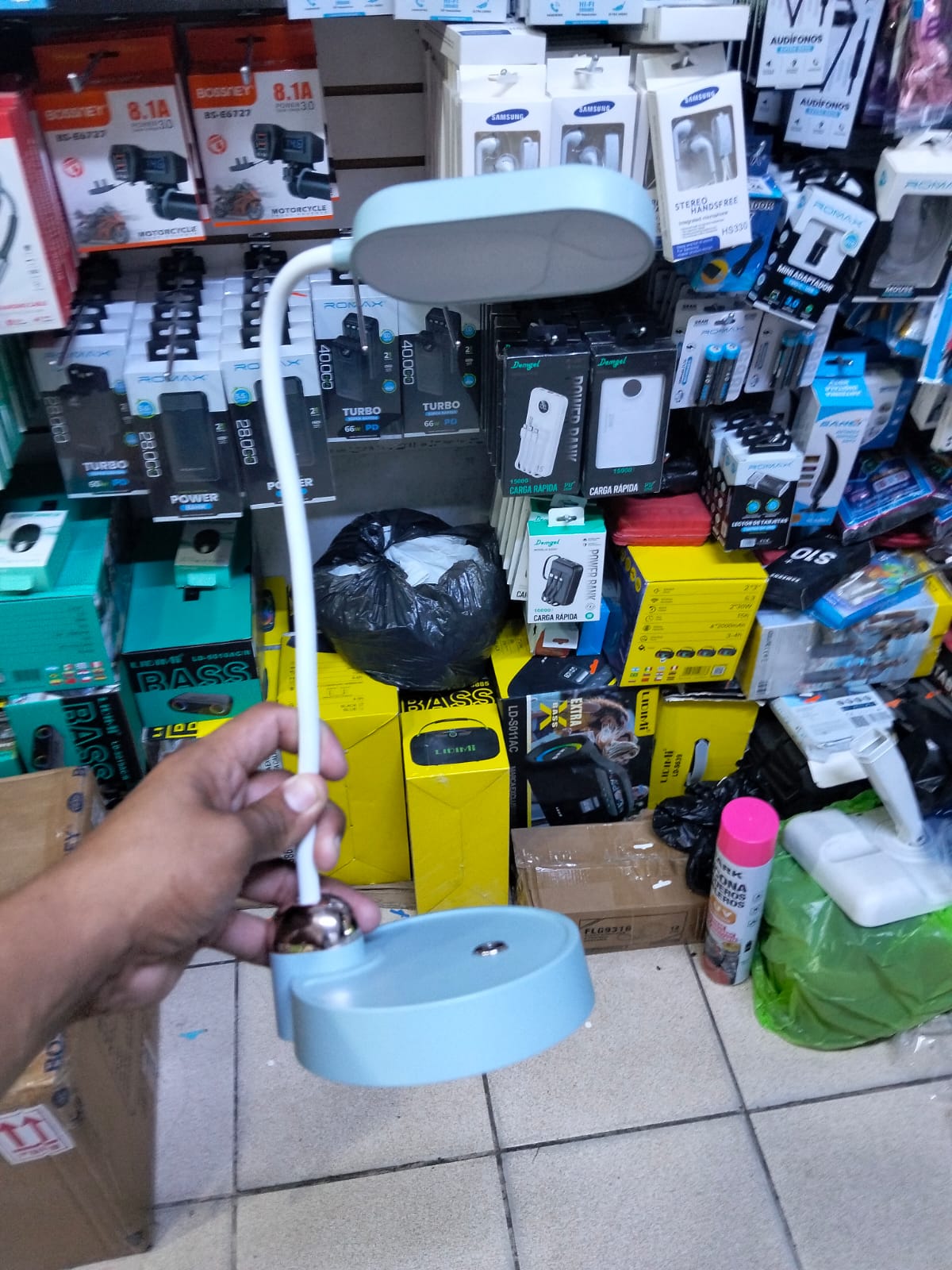 Lampara recargable para escritorio cod:1219 driver:02