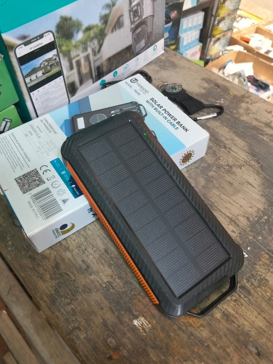 Bateria portatil solar 30000mah cod:1552 driver:01