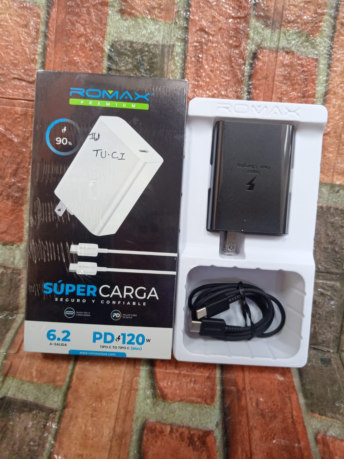 cargador tipo C 120W carga rapida Cod:1338 driver :01