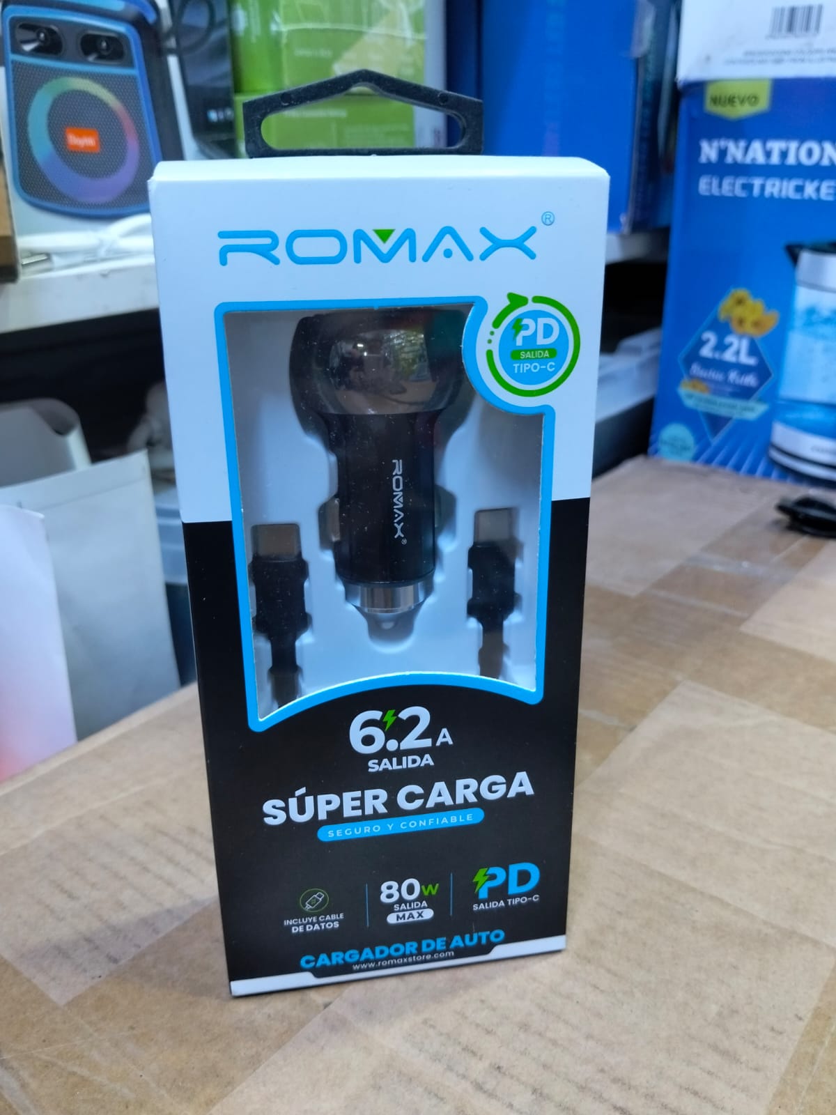 cigarrera cargador 80W tipo C Cod:1327 driver:02