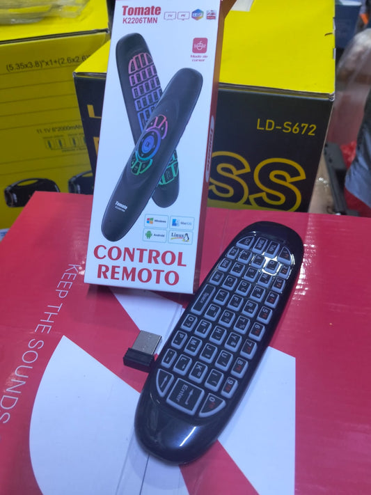 control teclado con puntero para TV COD:1211 driver:02