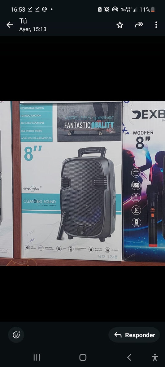 Parlante Bluetooth con microfono Cod:6089 driver:05