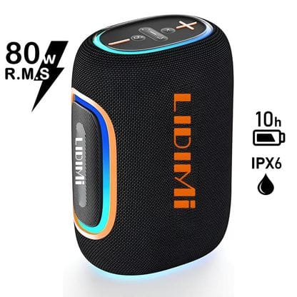 Parlante Portátil 80W a Corriente AC Bluetooth USB Cod:1205 driver:02