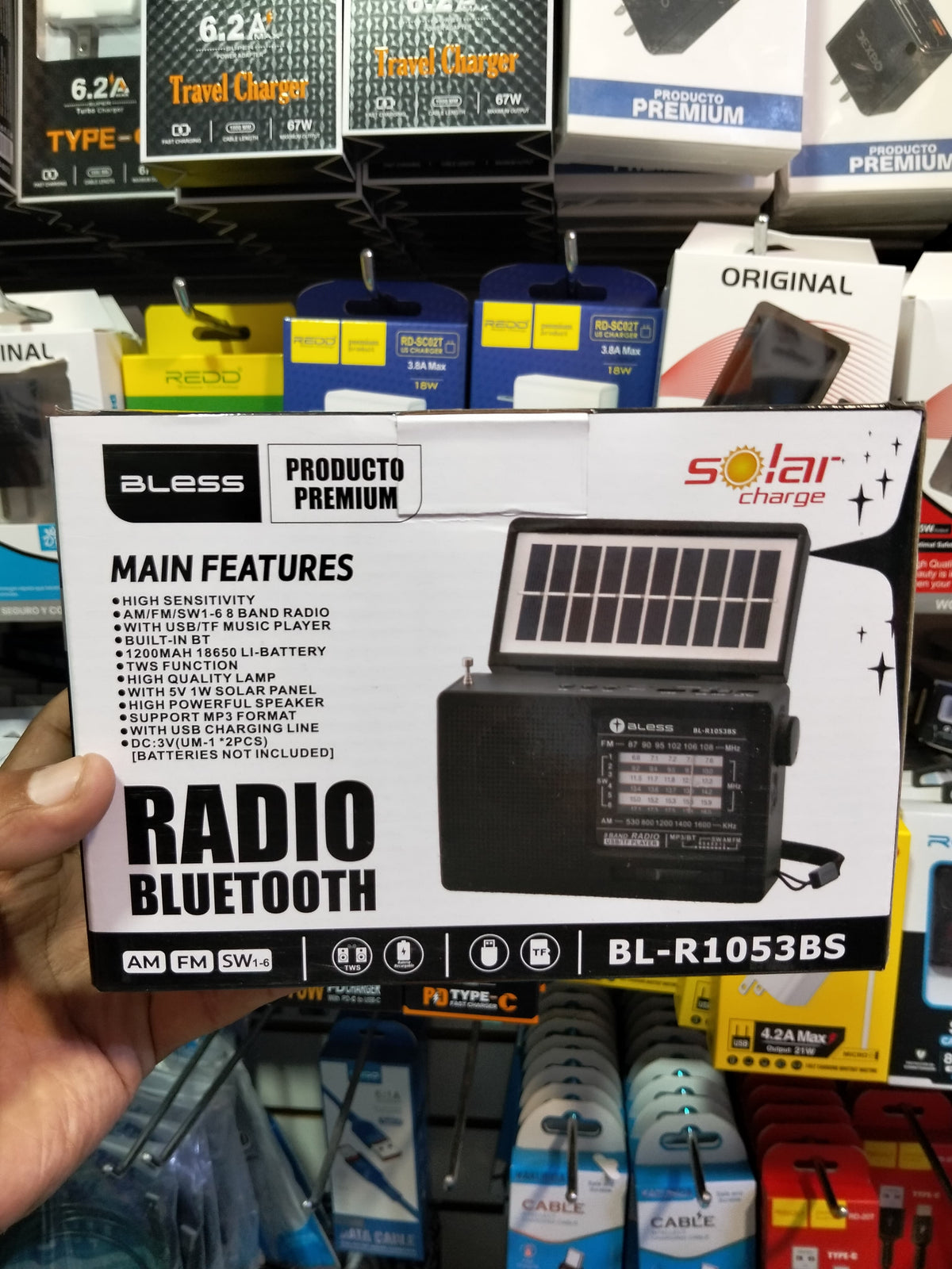 Radio FM/Am solar a pilas Cod:3073 driver :02
