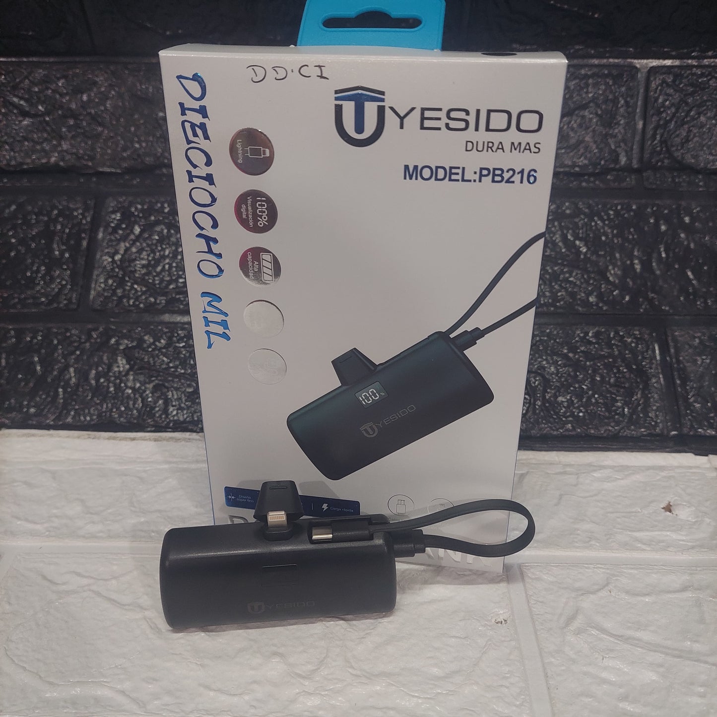 Bateria portatil solar 18000mah Cod:5098 driver:01