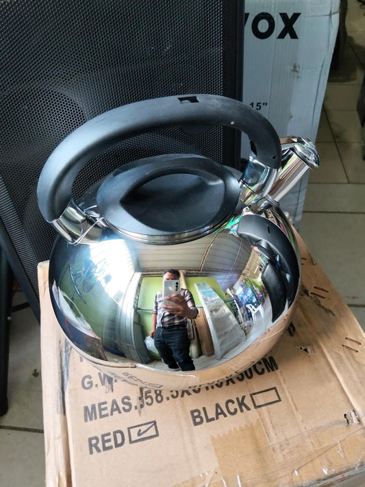 Tetera con Silbato acero inoxidable Cod:1312 driver :02