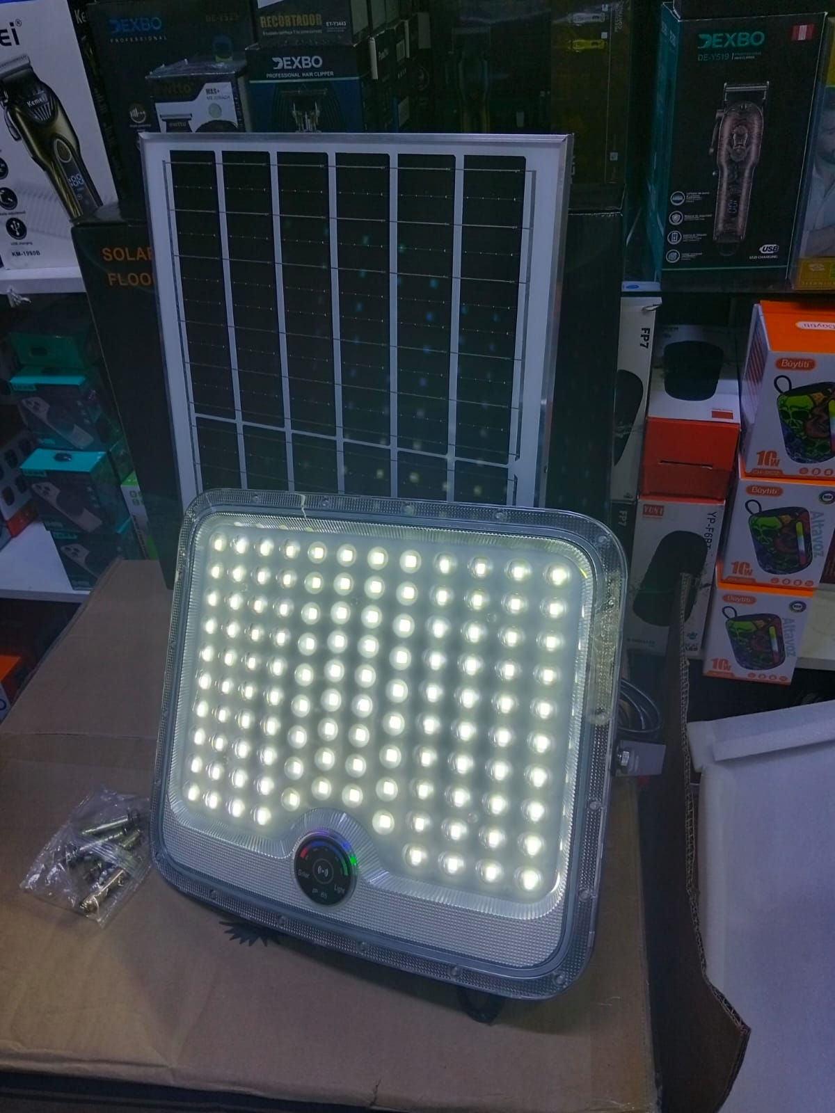 Reflector led 500W con panel solar cod:1254 driver :02