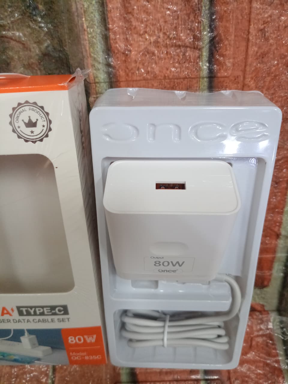 cargador 80W tipo C carga rapida Cod:1354 driver:01