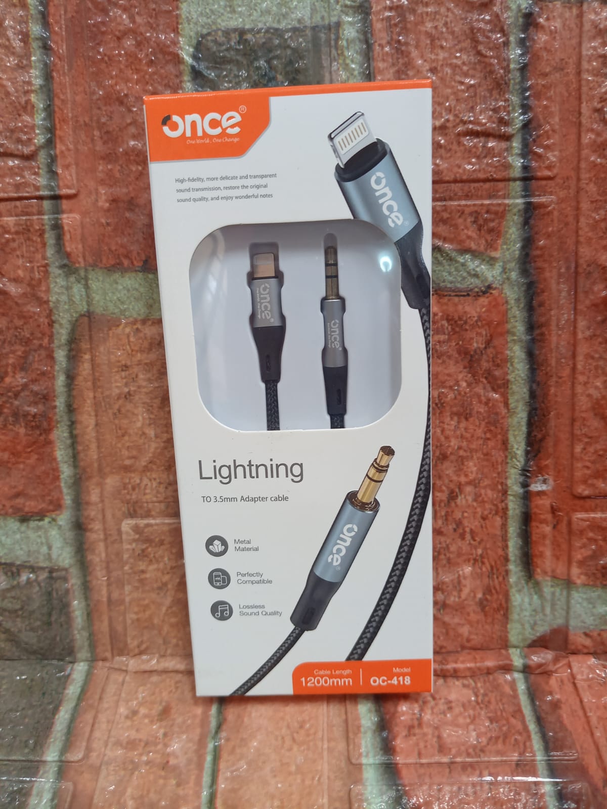 cable de audio a ligthing Jack 3.5mm Cod:1329 driver:01