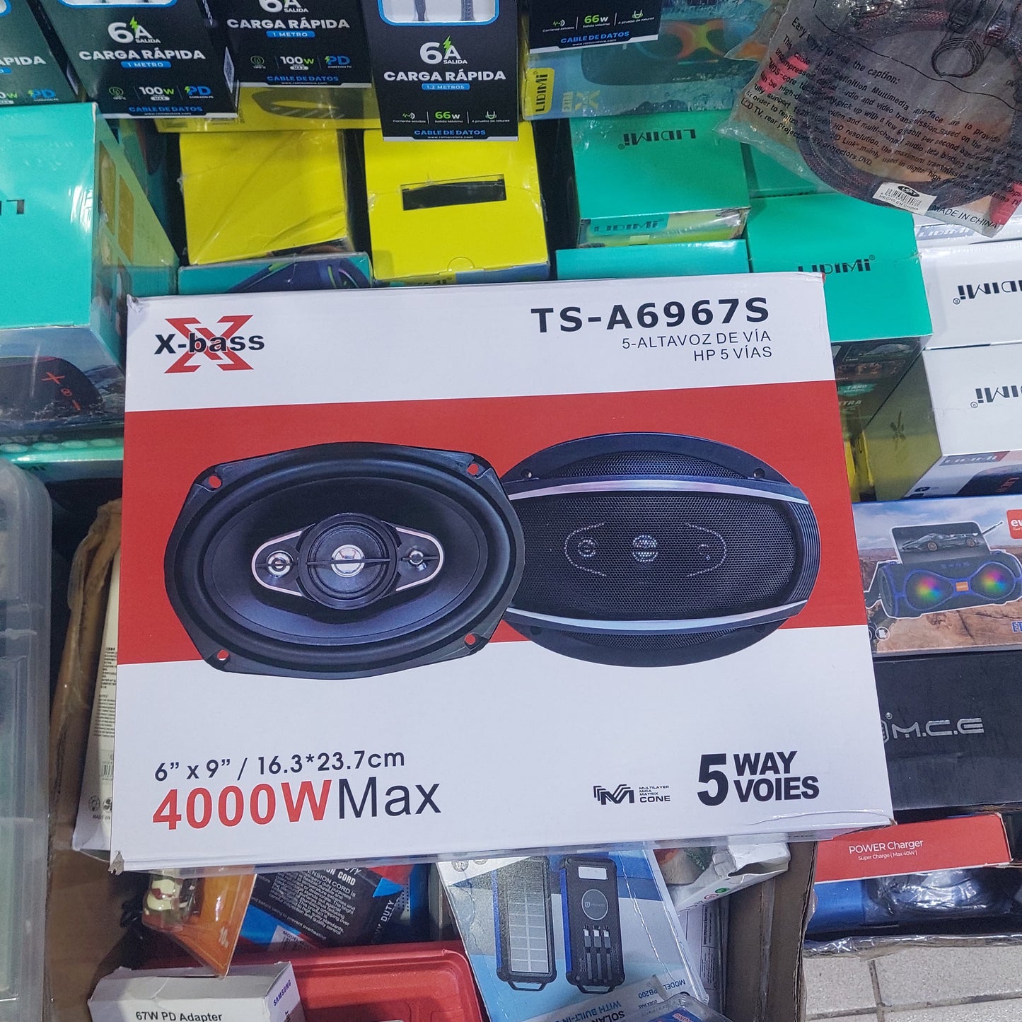 Parlantes ovalados Carro/moto Cod:6060 driver :02