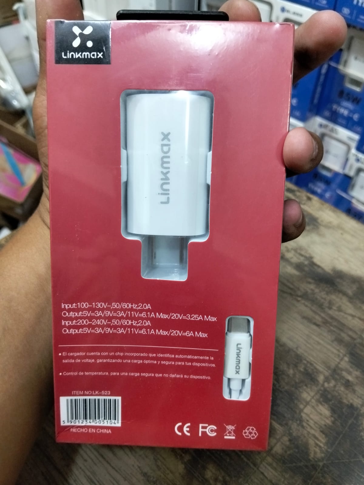 cargador tipo C 120W Cod:1526