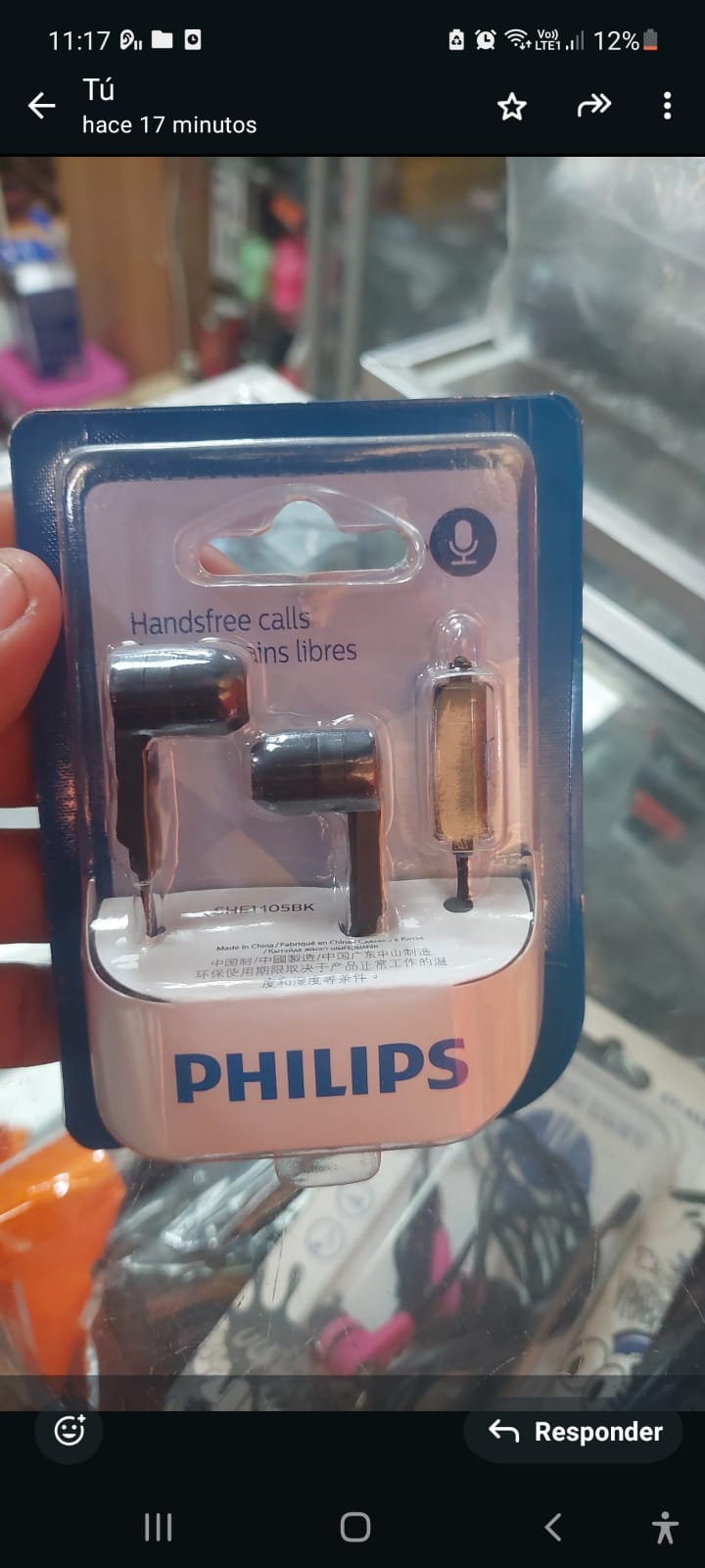 Audifonos de cable Philips Cod:3278 Driver :03