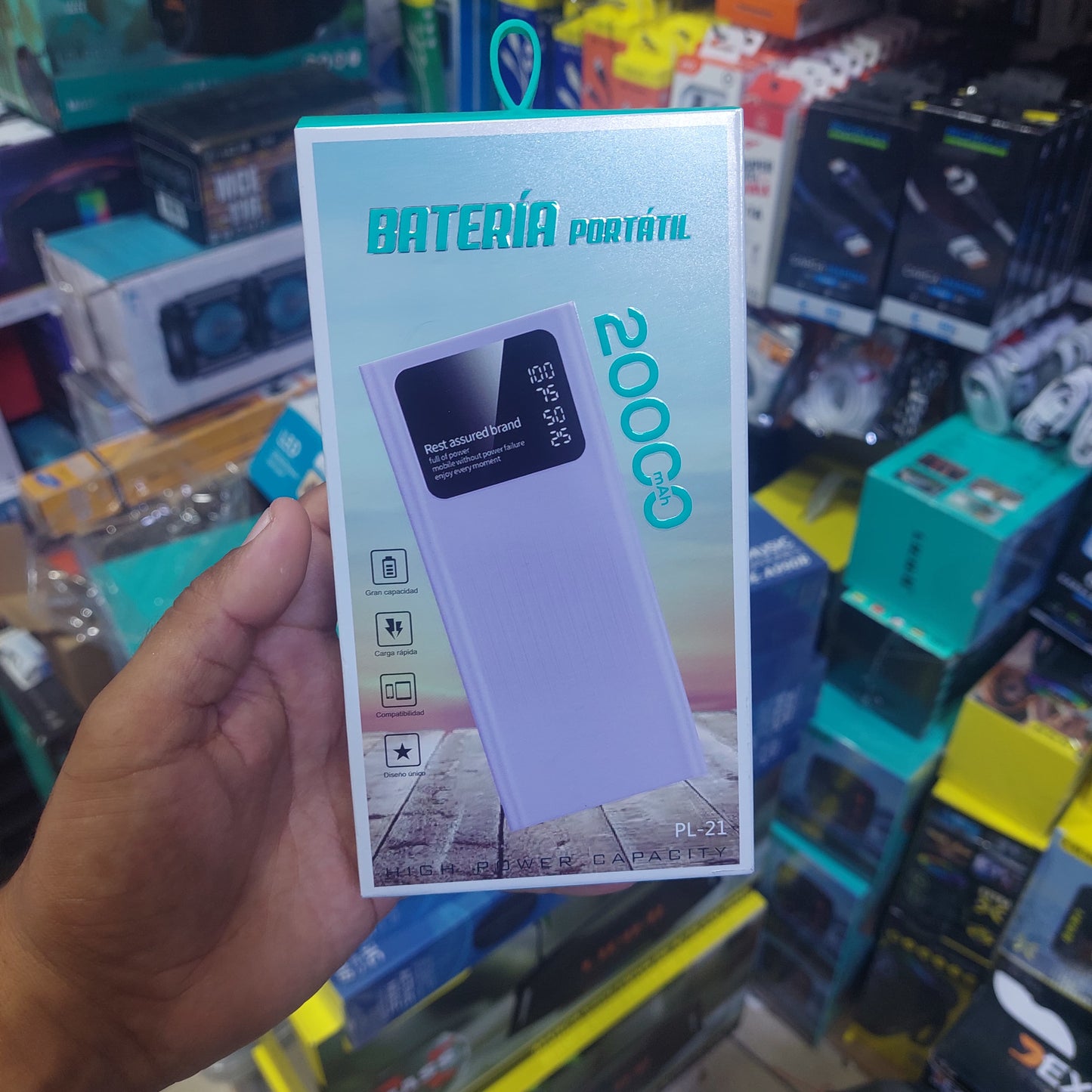 Bateria portatil 20000mah cod:1194. driver:02