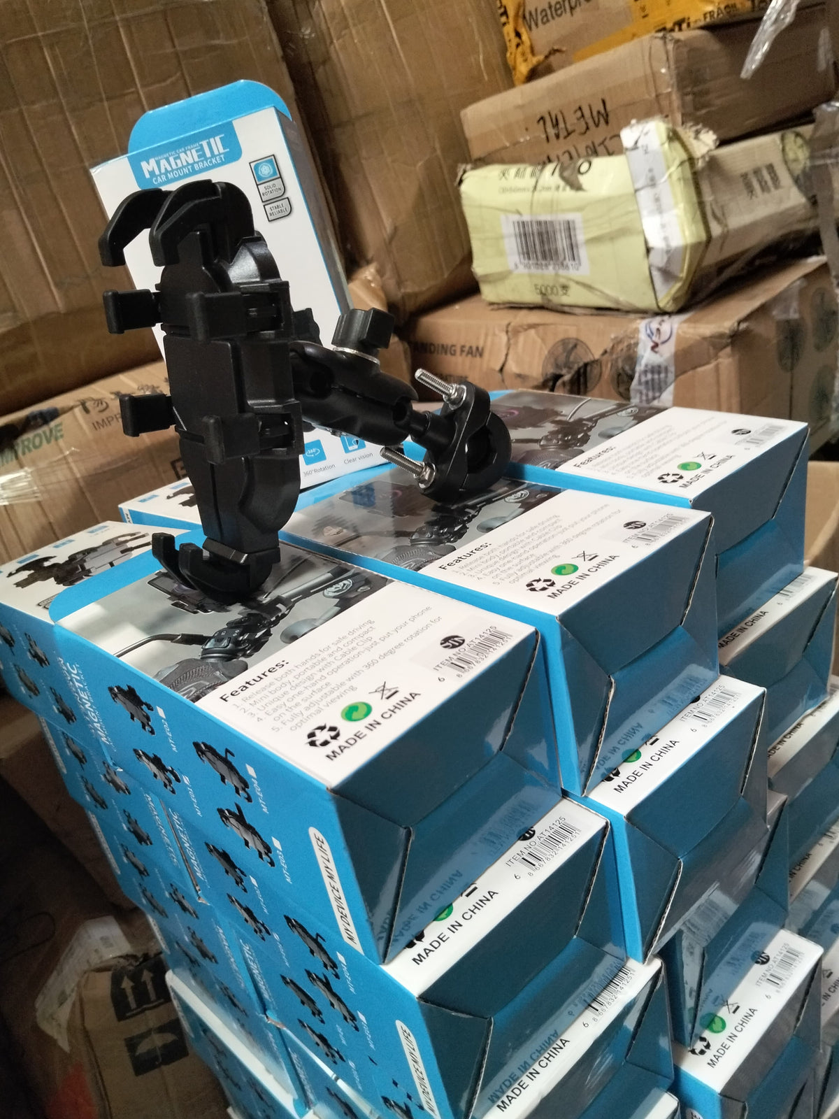 soporte de celular 8 garras timon de moto Cod:3091 driver:01
