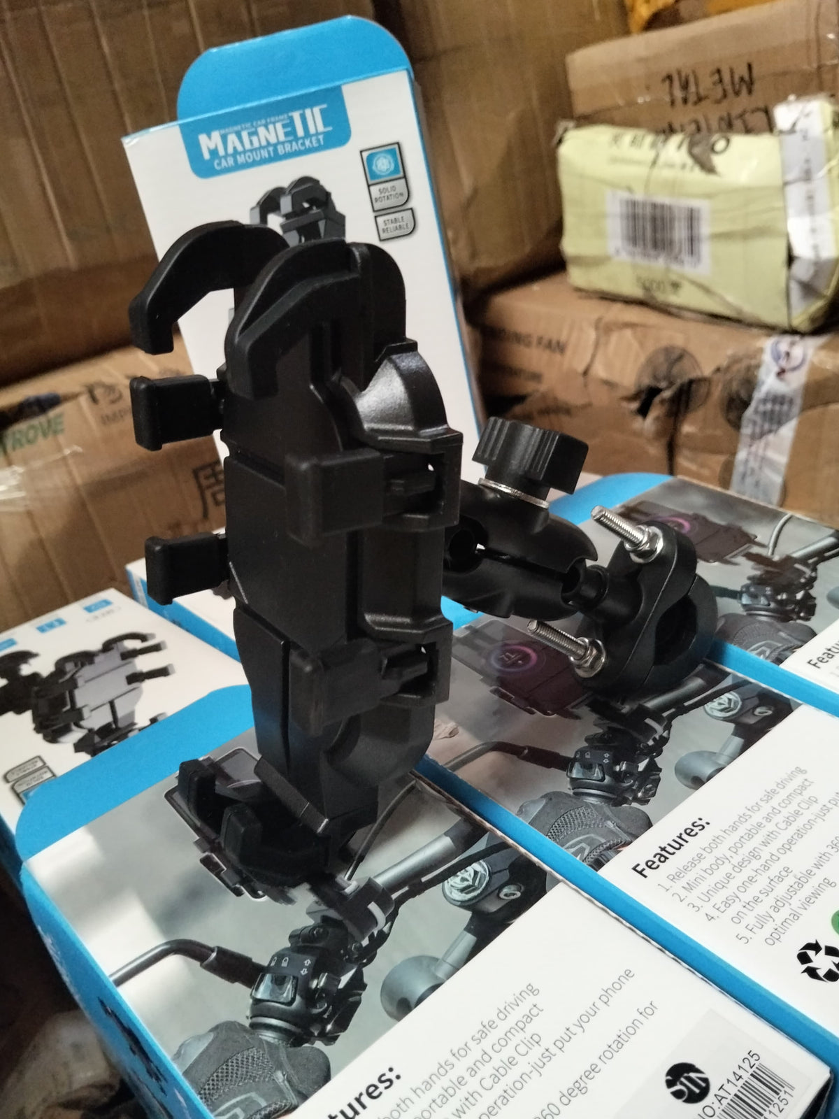 soporte de celular 8 garras timon de moto Cod:3091 driver:01