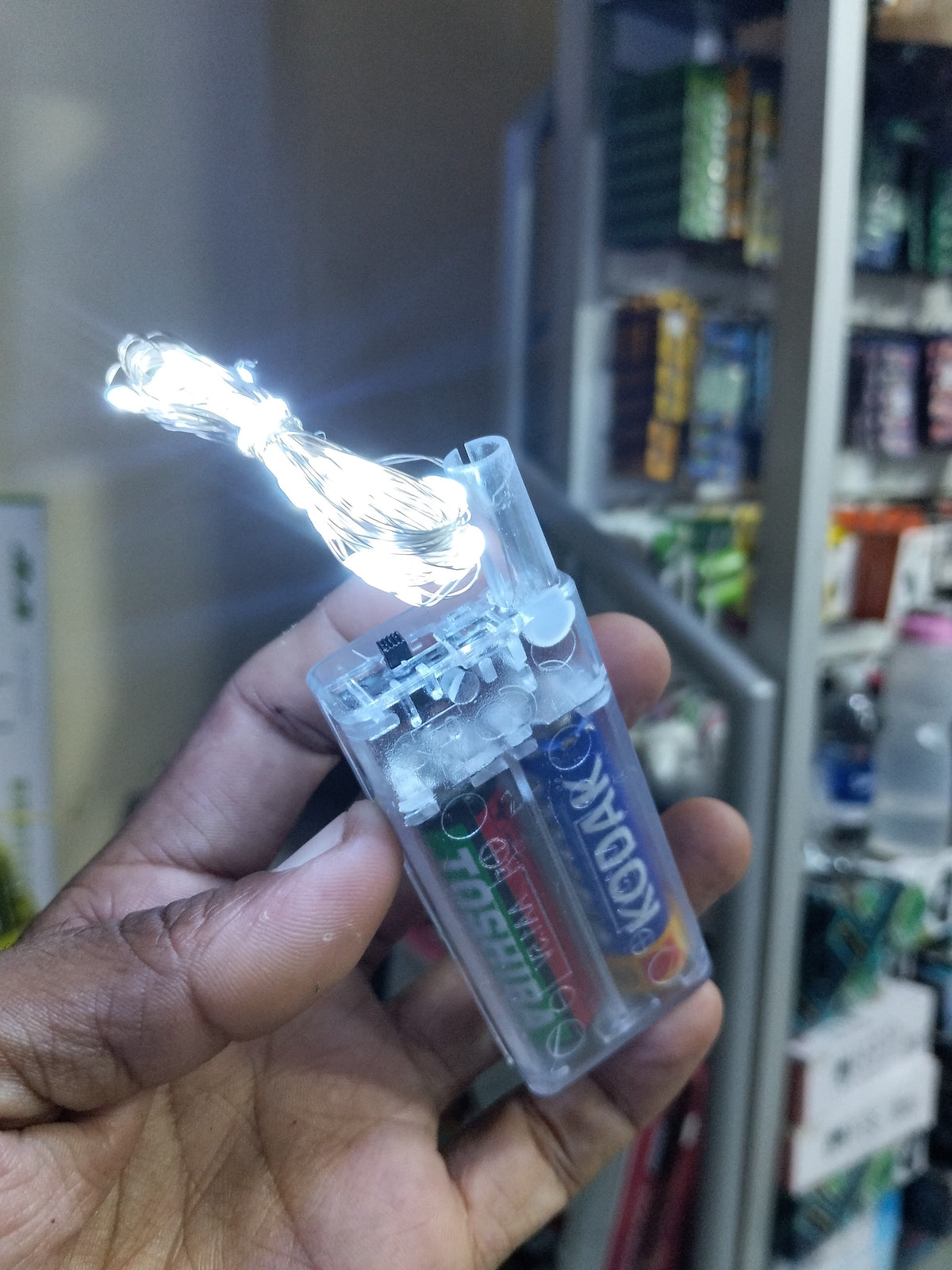 Luces a pilas color blanca Cod:3095 driver:03