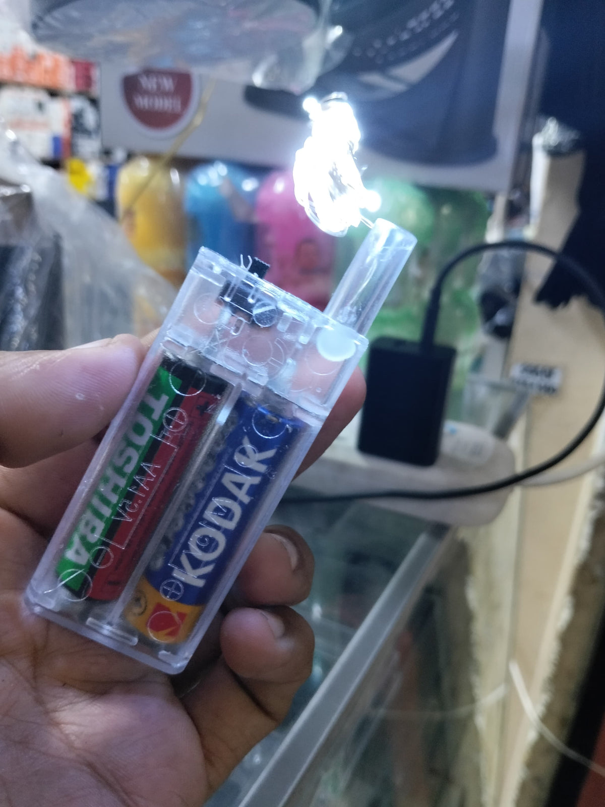 Luces a pilas color blanca Cod:3095 driver:03