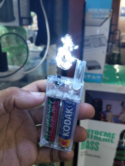 Luces a pilas color blanca Cod:3095 driver:03