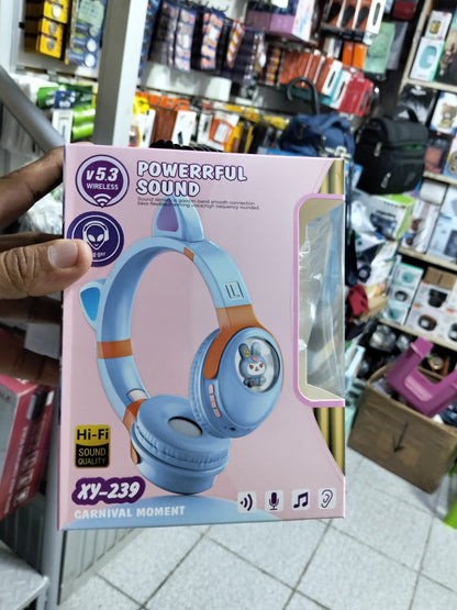 Audifonos bluetooth orejas gato